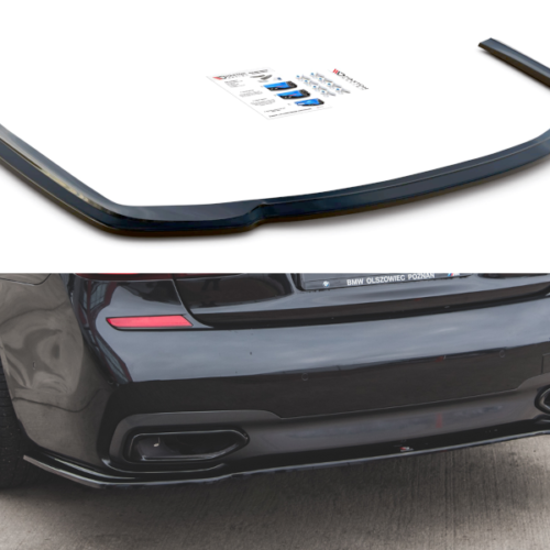 Maxton Design galinio bamperio apdaila (be vertikalių) BMW 7-er (G11/G12) (M-Sport) (Preface)