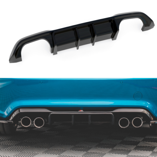 Maxton Design galinio bamperio difuzorius BMW M2-er (F87)