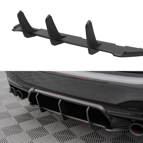 Maxton Design galinio bamperio difuzoriaus apdaila BMW M5-er (F90) (Preface/Facelift) (Sustiprinta)