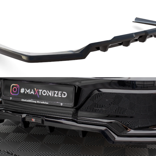 Maxton Design galinio bamperio apdaila (su vertikalėmis) BMW 7-er (G70) (M-Sport)