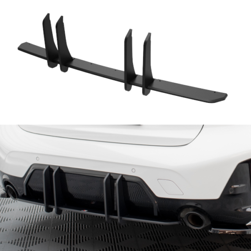 Maxton Design galinio bamperio difuzoriaus apdaila BMW 3-er (G20/G21) (M-Sport) (Facelift) (Sustiprinta)