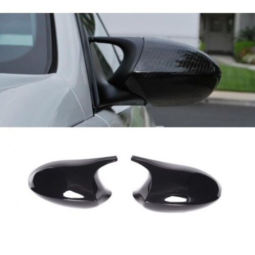 Veidrodėlių gaubtai M stiliaus BMW E90/E91/E92/E93/E81/E82/E87/E88 (2005-2010) PRE-LCI juodi blizgūs