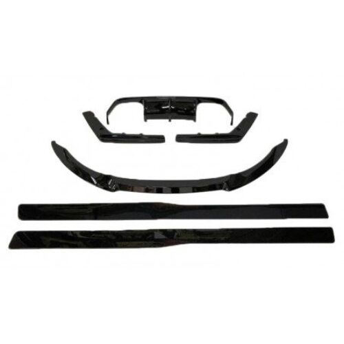 Papildomų apdailų komplektas BMW M4 F82, F83 ir M3 F80 modeliams Juodas blizgus
