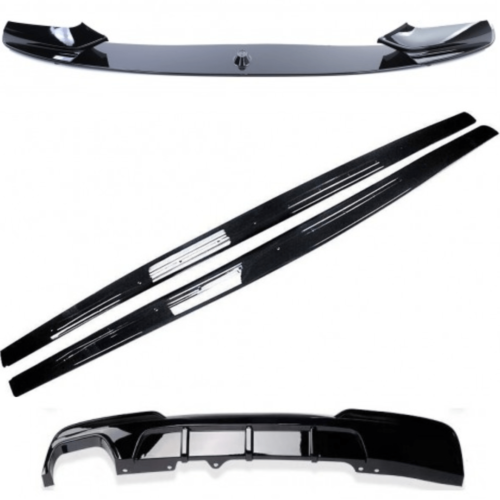 Performance apdailų komplektas BMW 5 F10, F11, 520d, 525d, 528i, 530d Juodas Blizgus