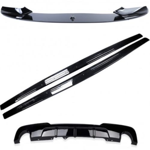 Performance apdailų komplektas BMW 5 F10, F11, 535i 535d Juodas Blizgus