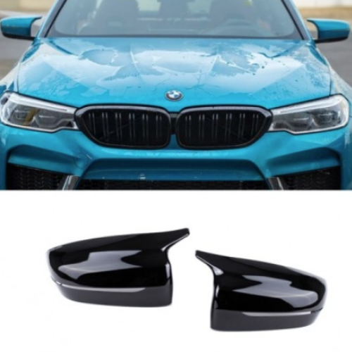 Veidrodėlių gaubtai performance BMW G20, G30 G31 G32 G11 G12 G14 G15 G16 juodi blizgūs