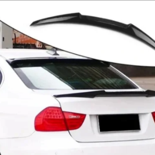 M4 Stiliaus Bagažinės spoileris BMW 3 E90 juodas blizgus