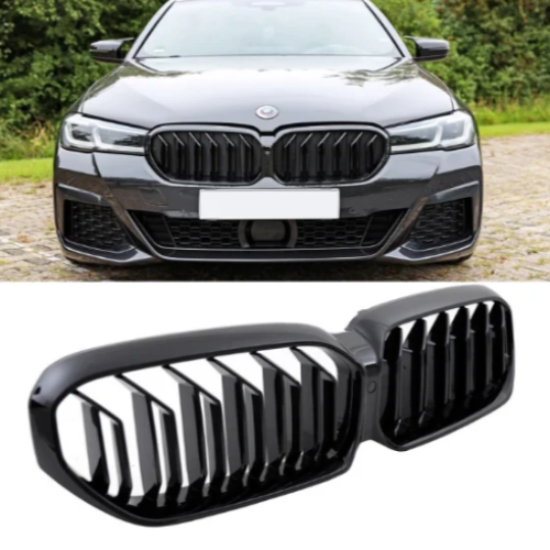 Bamperio grotos BMW G30/G31 LCI 20- juodos blizgios