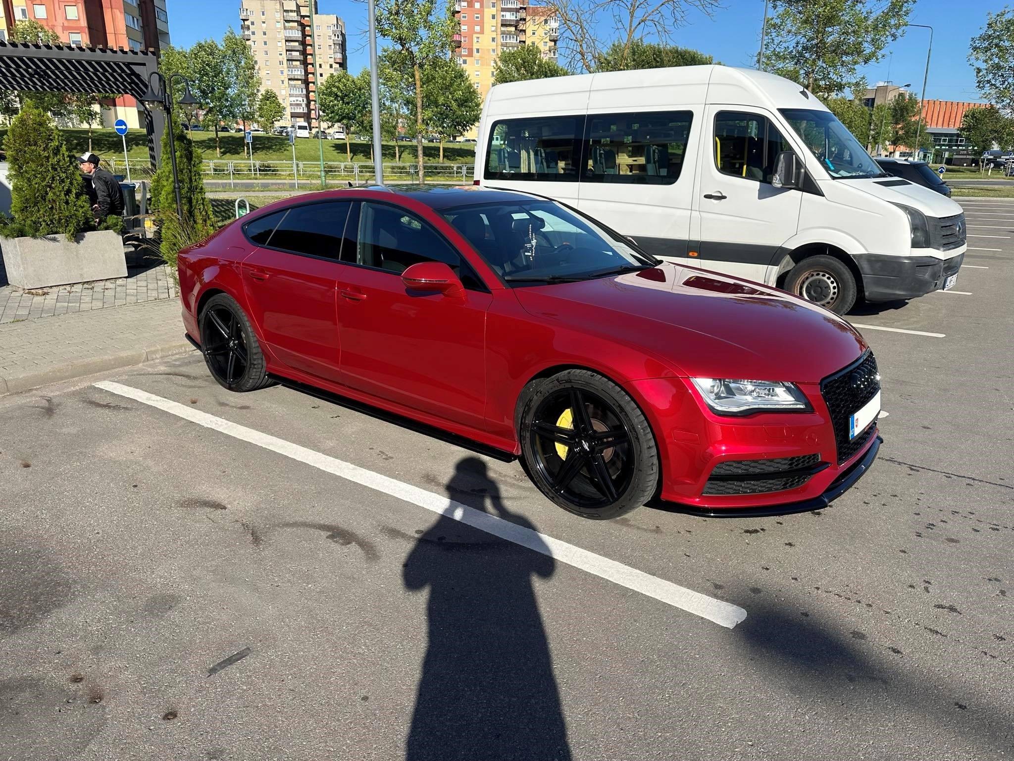 Audi A7 automobilis papuoštas pilnu MaxtonDesign gamintojo apdailų komplektu