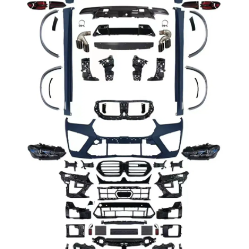BMW X5M 2023+ išvaizdos bamperių komplektas BMW X5 G05 modeliams 19-22 metų su žibintais