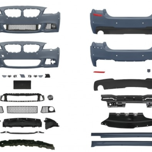 BMW Mtech išvaizdos bamperių komplektas BMW 5 F10 modeliams (sedanui)