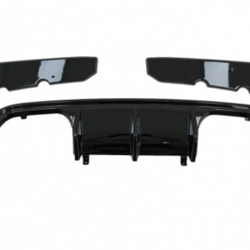 Performance stiliaus Juodas blizgus galinio buferio difuzorius skirtas BMW F80 M3, F82 M4 modeliams