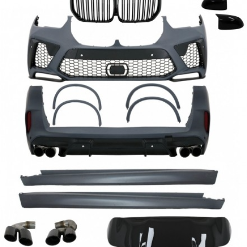 BMW X5M išvaizdos bamperių komplektas BMW X5 G05 modeliams