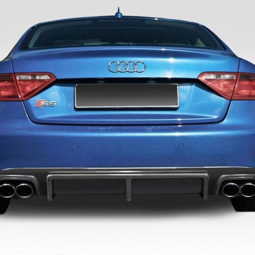 Galinis difuzorius DTM stiliaus Audi A5 2007-2011 (Pre-facelift) paprastam bamperiui