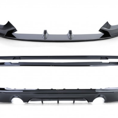 Performance apdailų komplektas BMW F22, F23 m235i, m240i juodas blizgus