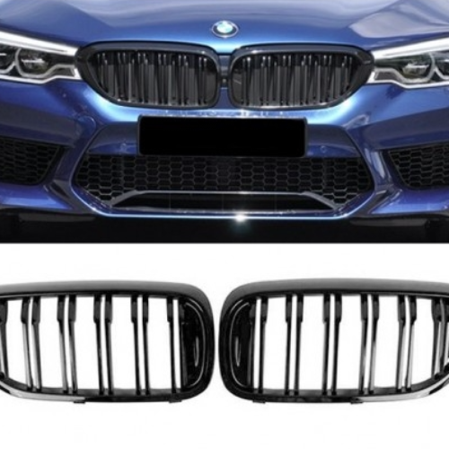 Bamperio grotos BMW G30/G31 17- blizgios Juodos