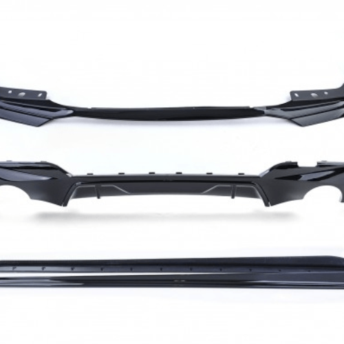 Performance pilnas papildomų apdailų komplektas BMW 3 G20 juodas blizgus