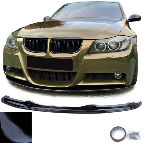 Priekinio bamperio performance apdaila BMW 3 E90 E91 05-08 juoda blizgi