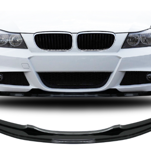 Priekinio bamperio performance apdaila BMW 3 E90 E91 08-12 juoda blizgi