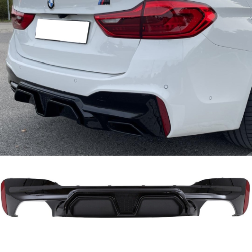 M5 CS Stiliaus Juodas Blizgus Galinio buferio difuzorius BMW G30, G31, F90 M5