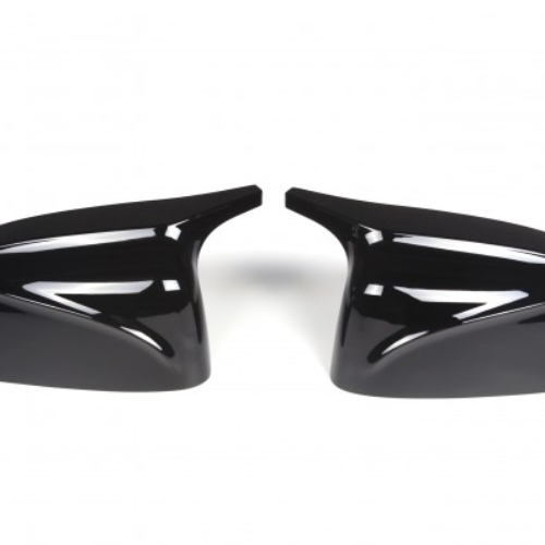 Veidrodėlių gaubtai m stiliaus X3 G01, X4 G02, X5 G05, X6 G06 juodi blizgūs