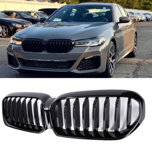 Bamperio grotelės BMW G30/G31 LCI 20- juodos blizgios