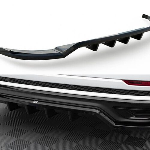 Maxton Design galinio bamperio apdaila (su vertikalėmis) AUDI Q8 (MK1) (S-line) (Preface)