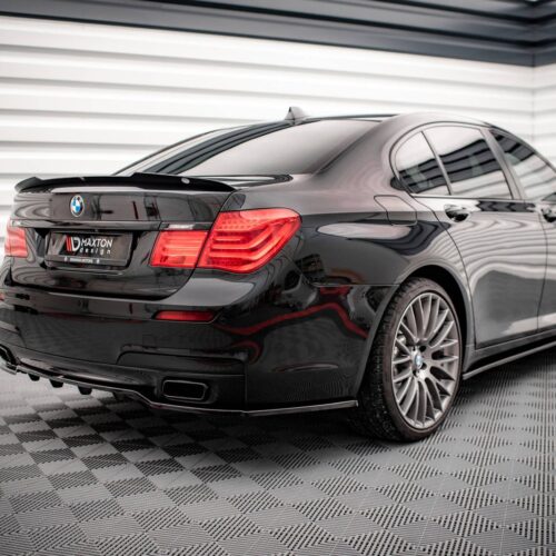 Maxton Design galinio bamperio apdaila (su vertikalėmis) BMW 7-er (F01-F02) (M-Sport) (Preface/Facelift)