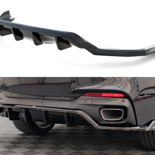 Maxton Design galinio bamperio apdaila (su vertikalėmis) BMW X6-er (F16) (M-Package)