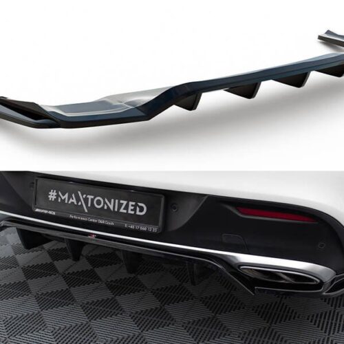 Maxton Design galinio bamperio apdaila (su vertikalėmis) Mercedes GLE (C292) (AMG-Line/43 AMG) (Coupe)