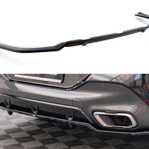 Maxton Design galinio bamperio apdaila (su vertikalėmis) V3 BMW X6-er (G06) (M-Sport) (Preface)