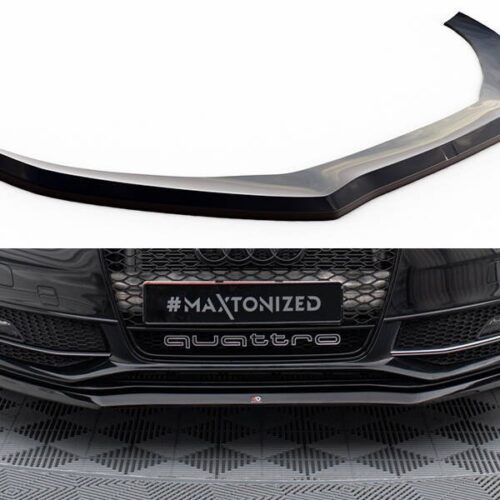 Maxton Design priekinio bamperio apdaila v1 AUDI A4/S4 (B8) (Facelift)