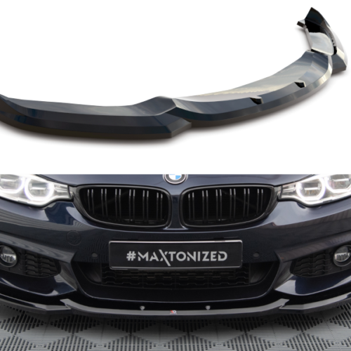 Maxton Design priekinio bamperio apdaila v2 BMW 4 (F32/F36) (M-Sport)