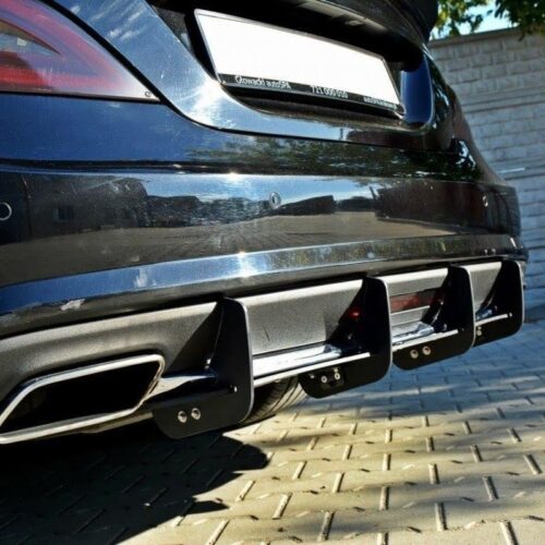 Maxton Design galinio bamperio difuzoriaus apdaila Mercedes CLS (W218) (AMG Line)