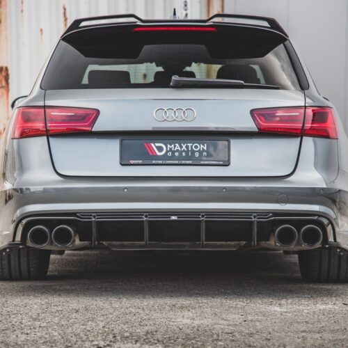 Maxton Design galinio bamperio difuzorius Audi A6/S6 (C7) (S-line) (Saloon/Avant) (Facelift)