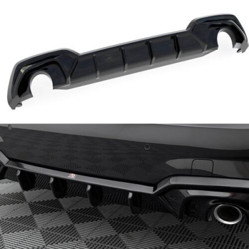 Maxton Design galinio bamperio difuzorius BMW 3-er (G20/G21) (Preface) (M-Pack) (0–0) (tinka be tempimo kablio)