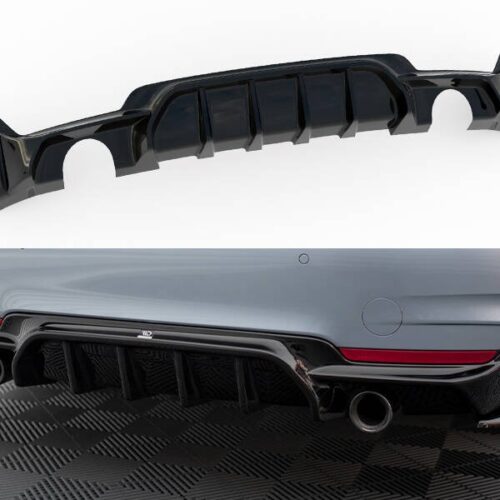 Maxton Design galinio bamperio difuzorius BMW 4 (F32/F36) (M-Sport) (Preface/Facelift)