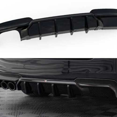 Maxton Design galinio bamperio difuzorius v2 BMW 5-er (F10/F11) (M-Sport) (00–)