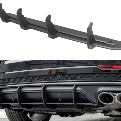 Maxton Design galinio bamperio difuzoriaus apdaila AUDI SQ8 (MK1) (Sustiprinta)